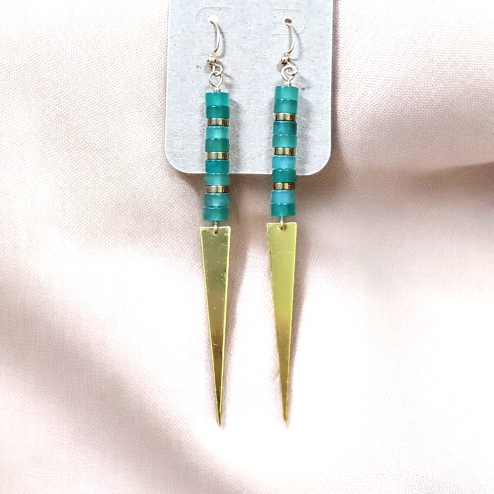 Jade earrings